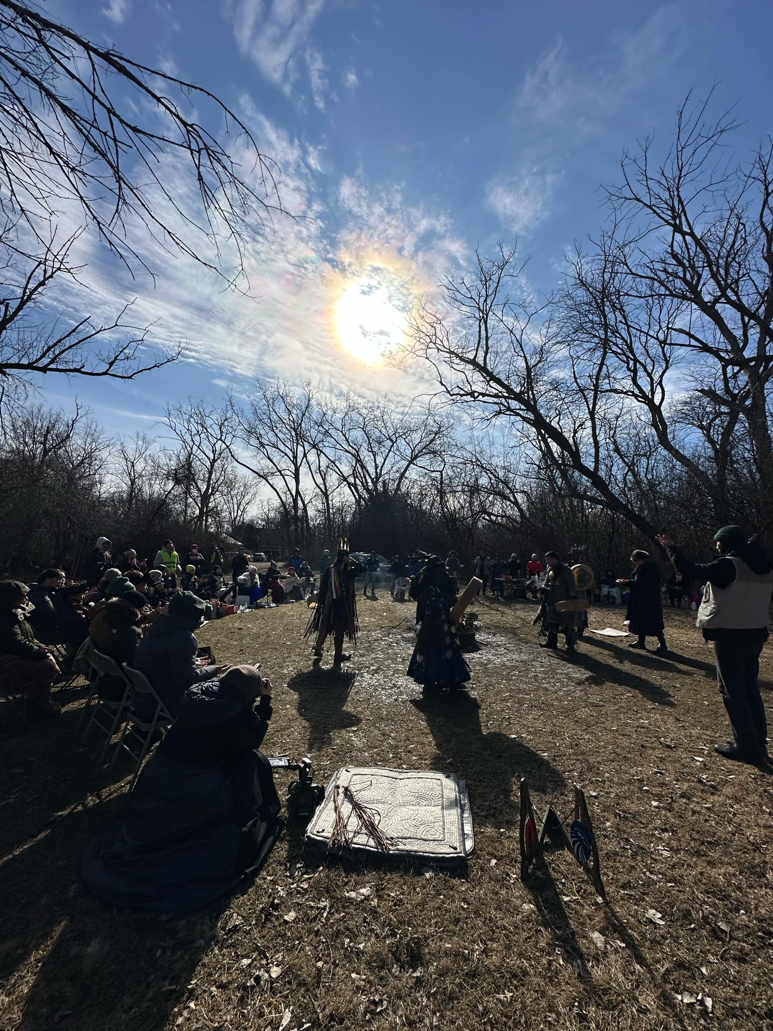 Fire Ceremony — community gathering under the sun